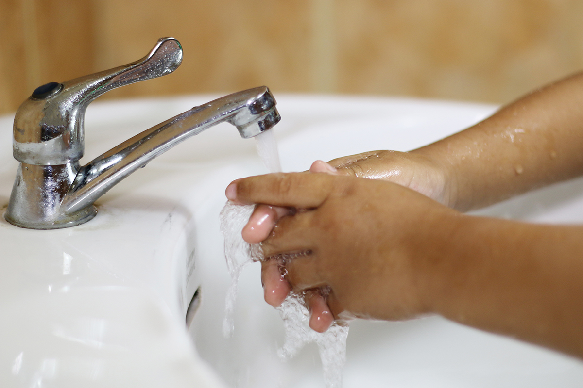 Germs-Be-Gone With Frequent Handwashing